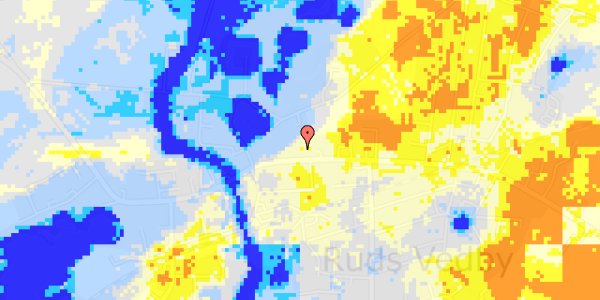 Ekstrem regn på Rudsgade 21