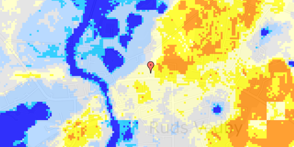 Ekstrem regn på Rudsgade 29