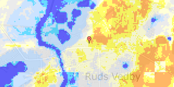 Ekstrem regn på Rudsgade 33