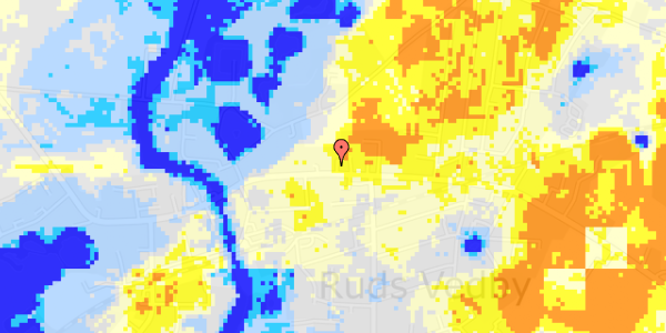 Ekstrem regn på Rudsgade 35A, 1. 