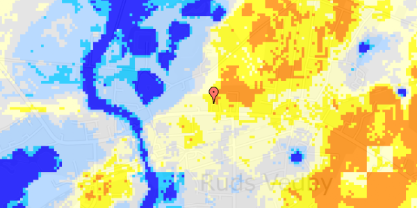 Ekstrem regn på Rudsgade 35C, 1. 