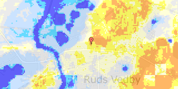 Ekstrem regn på Rudsgade 35F