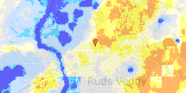 Ekstrem regn på Rudsgade 35H