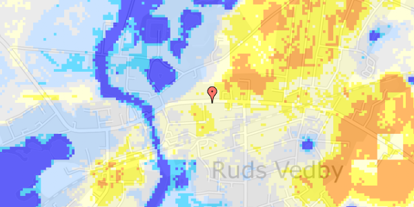 Ekstrem regn på Rudsgade 36B