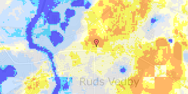 Ekstrem regn på Rudsgade 41D