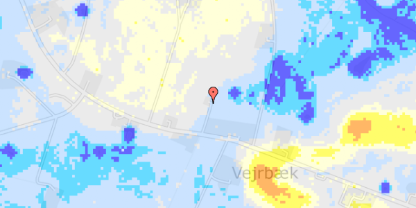 Ekstrem regn på Skellebjergvej 26