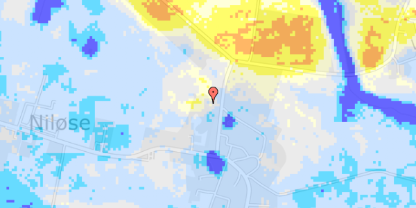 Ekstrem regn på Strædet 7A