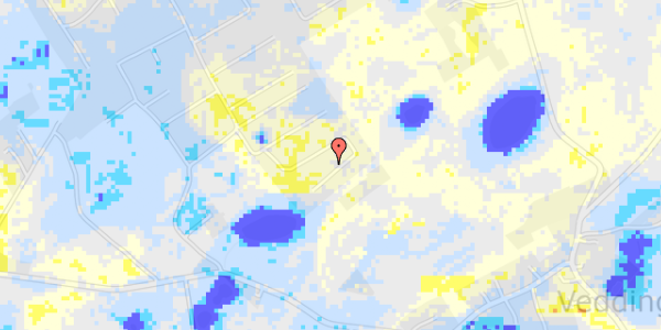 Ekstrem regn på Baldershøj 18