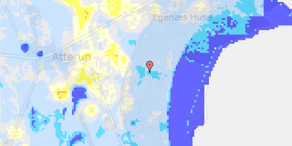 Ekstrem regn på Bugten 25