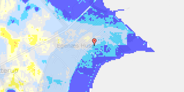 Ekstrem regn på Egenæsvej 4