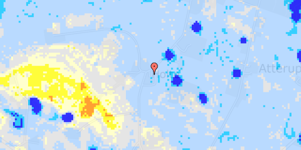 Ekstrem regn på Holtevej 4