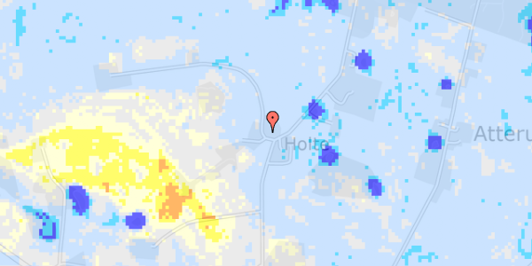 Ekstrem regn på Holtevej 17