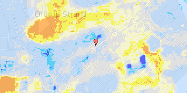 Ekstrem regn på Hørvænget 1