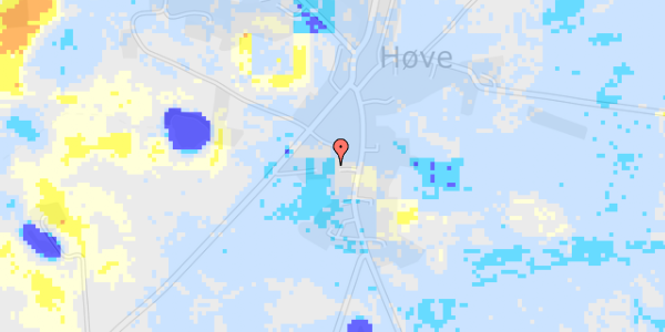 Ekstrem regn på Høve Bygade 17