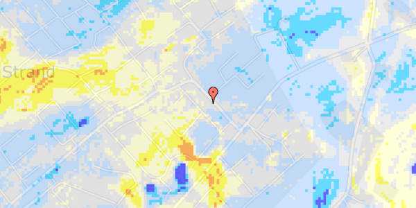 Ekstrem regn på Kåltoften 9