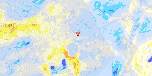 Ekstrem regn på Kåltoften 11