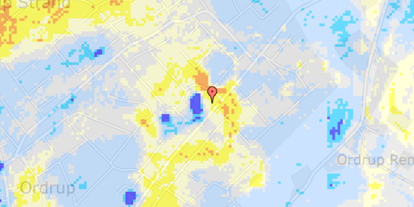 Ekstrem regn på Kåltoften 30