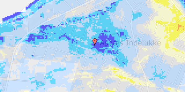 Ekstrem regn på Leifavej Vestre 7