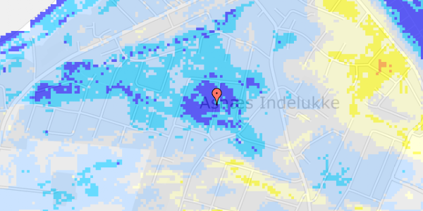 Ekstrem regn på Leifavej Østre 7