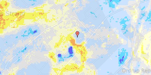 Ekstrem regn på Lupintoften 7