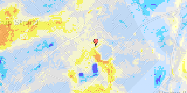 Ekstrem regn på Lupintoften 8