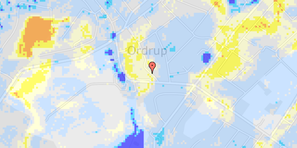 Ekstrem regn på Møllebakken 1A