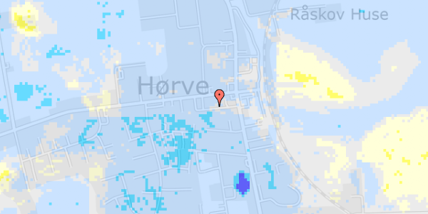 Ekstrem regn på Hørve Møllevej 4