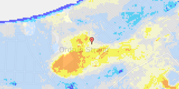 Ekstrem regn på Ribsvej 33