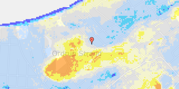 Ekstrem regn på Ribsvej 37