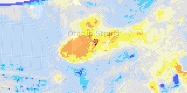 Ekstrem regn på Ribsvej 54