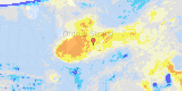 Ekstrem regn på Ribsvej 56