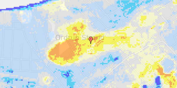 Ekstrem regn på Ribsvej 60