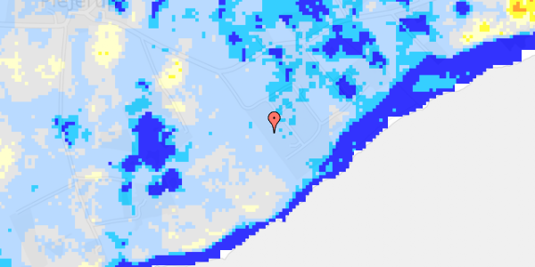 Ekstrem regn på Strandly 10