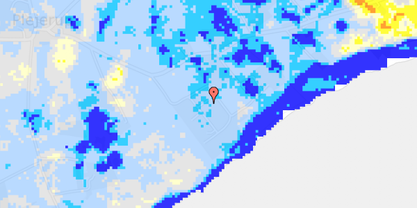 Ekstrem regn på Strandly 31