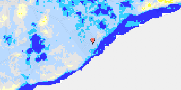 Ekstrem regn på Strandly 49