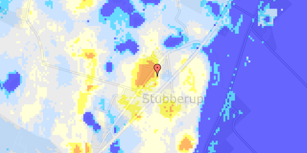 Ekstrem regn på Stubberup Byvej 9