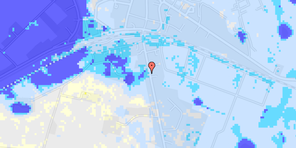 Ekstrem regn på Toftegårdsvej 36