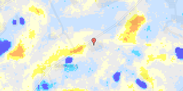 Ekstrem regn på Veddingevej 19