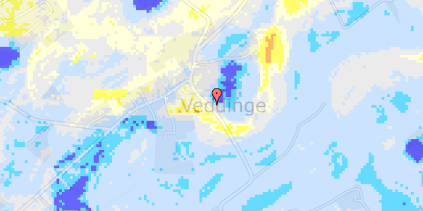 Ekstrem regn på Veddingevej 37