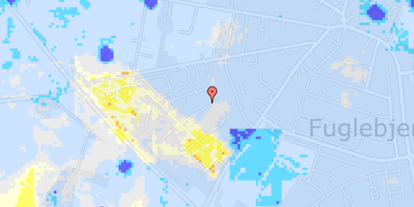 Ekstrem regn på Dalsgårdsvej 70