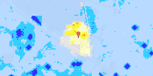 Ekstrem regn på Falkevej 1