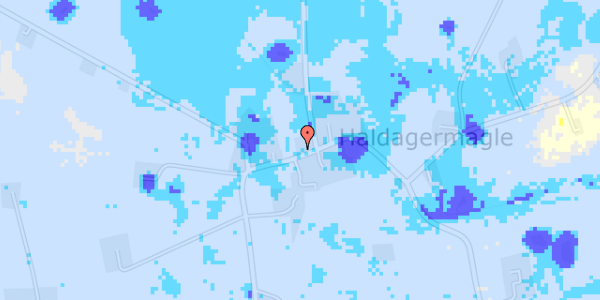 Ekstrem regn på Haldagermaglevej 15