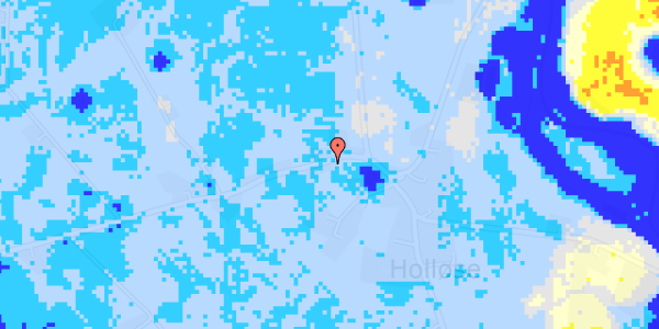 Ekstrem regn på Kyse Overdrevs Vej 1