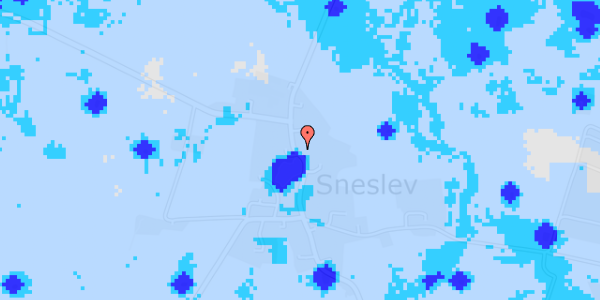 Ekstrem regn på Sneslevvej 16