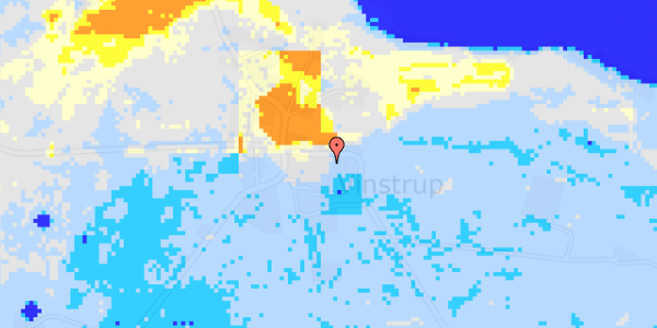 Ekstrem regn på Tystrupvej 36