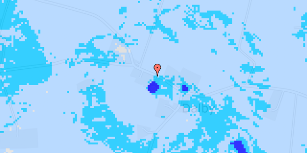 Ekstrem regn på Dalbyvej 29