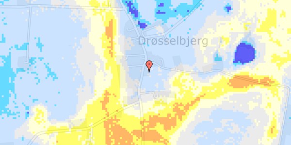 Ekstrem regn på Drøsselbjergvej 37