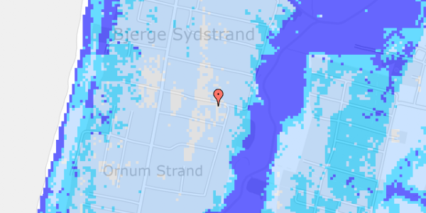 Ekstrem regn på Fredskovens Åvej 8