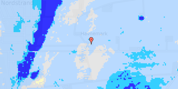 Ekstrem regn på Havnemarken 12