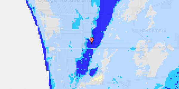 Ekstrem regn på Havnemarken 16